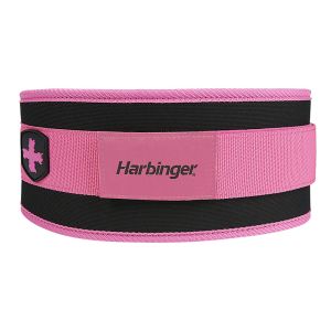Cinto rosa para gym de mujer marca Harbinger